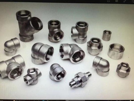 Street Elbow Forged Carbon Steel Pipe Fittings UNS N00825 INCOLOY 825 Material
