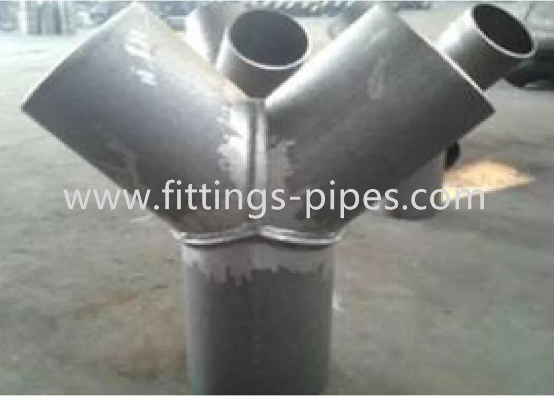 A234gr Wp5-S Pipe Fittings Tee Alloy Seamless Steel 4 Way Joint 22" S100 Wear Resistant