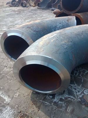 EN10253 Acessórios para tubos de aço ligado padrão revestimento de pintura preta para indústria
